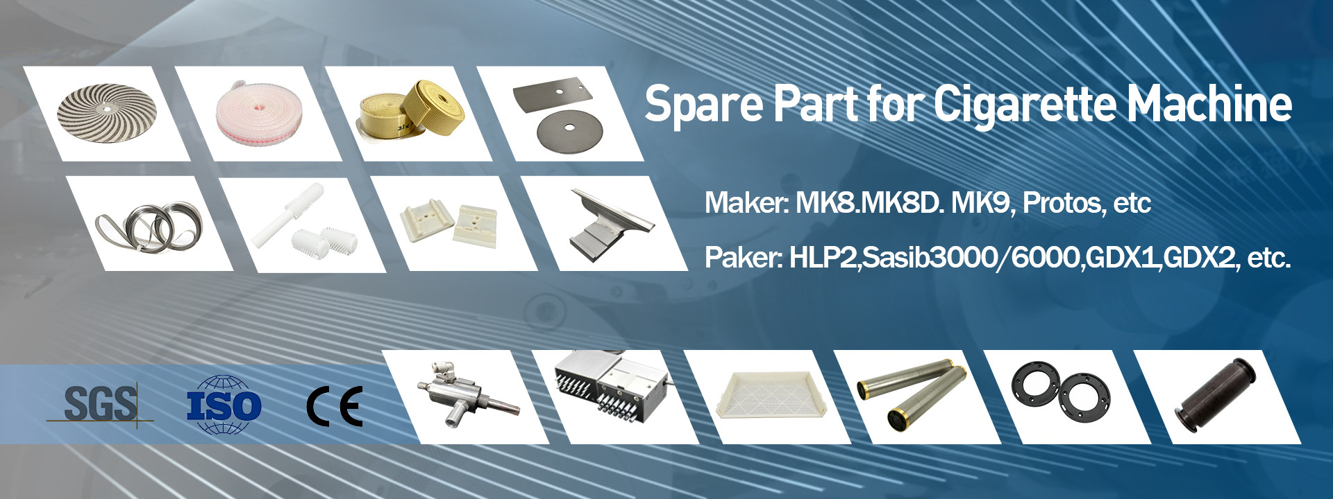 chất lượng Phụ tùng máy móc thuốc lá nhà máy
