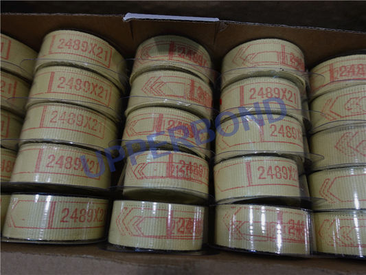 Mua 2489 * 21 Mm Băng nội thất truyền tải Aramid màu vàng vô tận sản xuất trực tuyến