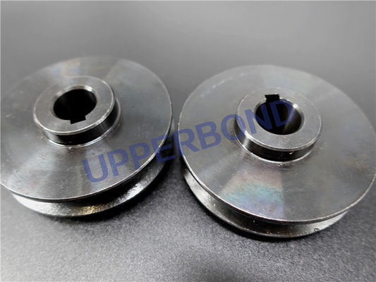 Mua Hợp kim màu đen Màu hình tròn Hình dạng vành đai Phụ tùng ròng rọc cho nhà sản xuất thuốc lá sản xuất trực tuyến